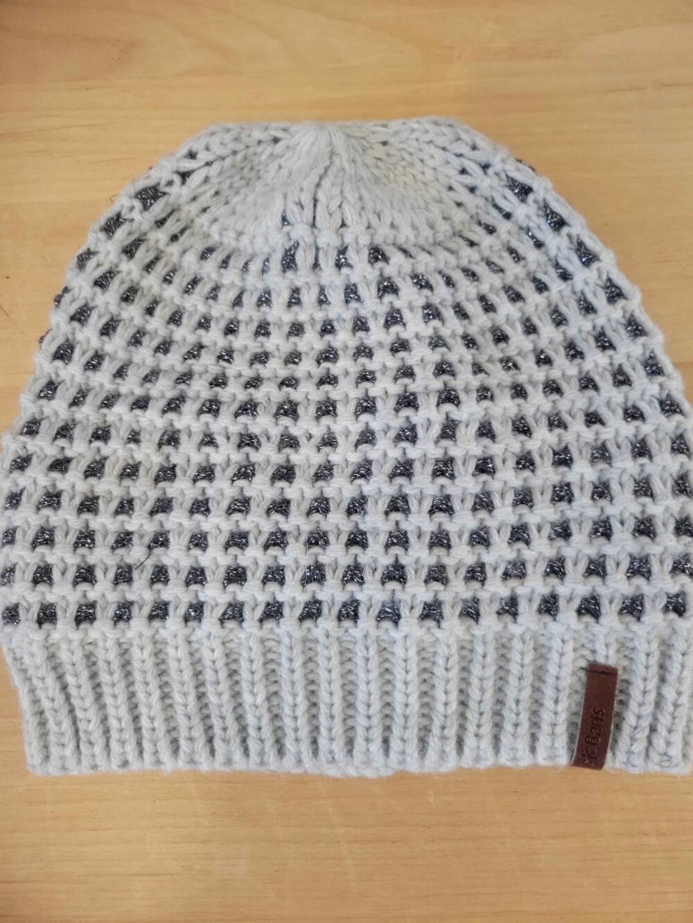 BARTS wooly white winter hat